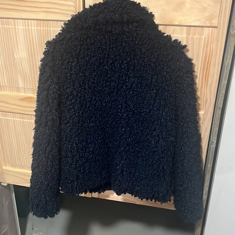 Zara Basic Blue Winter Jacket Size Medium Very Wa… - image 3